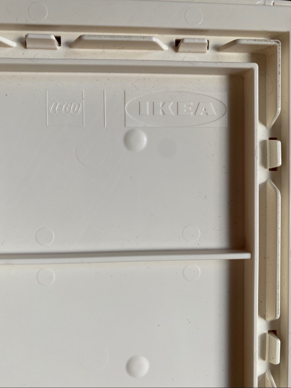 IKEA 2018 stackable Lego Bygglek White Modular Storage Organizer - Picture 2 of 4